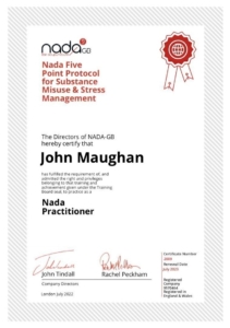 Nada Practitioner Certificate