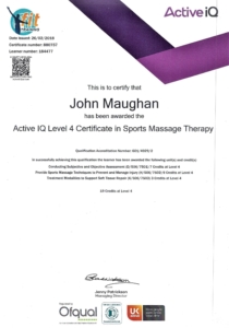 sports massage